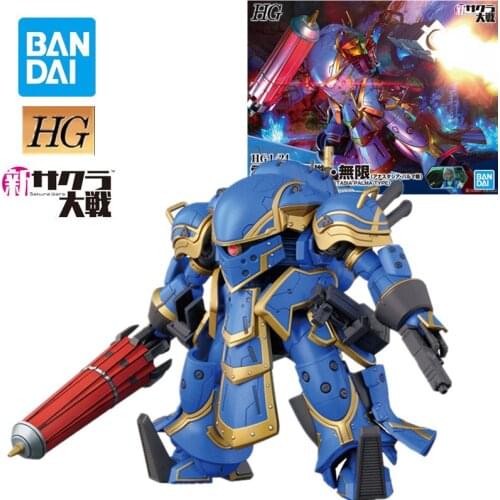 Bandai Hg 1/24 Nieuwe Sakura Wars 2 Lingzi Onbeperkt Anastasia Monteren Action Figureals Brinquedos Assembly Model Toys Gundam
