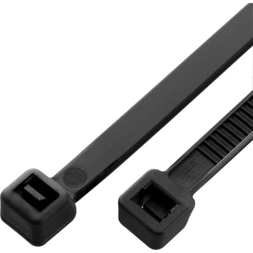 White 100Pcs Releasable nylon cable ties 8*200 Self-adhesive Reusable Cord Tidy PC TV Organizer