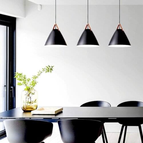 Black Pendant Lights Kitchen Island Light Room Bar Modern Pendant Lighting Study Bedroom Home Pendant Ceiling Lamp Include Bulb