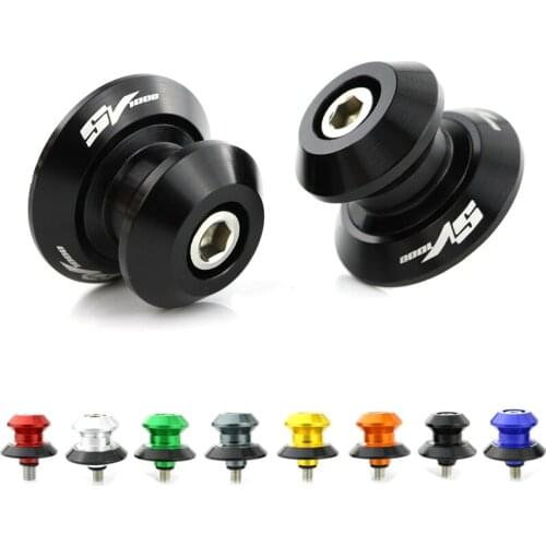 For Suzuki SV1000/S 2003 2004 2005 2006 2007 Swing Arm Sliders Spools Stand Bobbins Motorcycle Stands CNC Aluminum Alloy