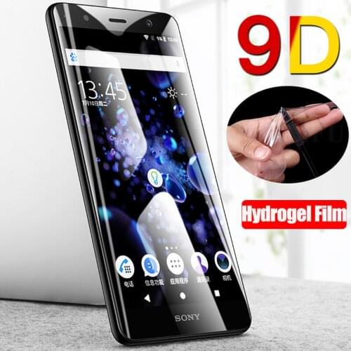 For Sony Xperia XZ XZ1 XZ2 XZ3 Compact Premium 10 Plus 1 5 Soft TPU Front Full Cover Screen Protector Protective Hydrogel Film