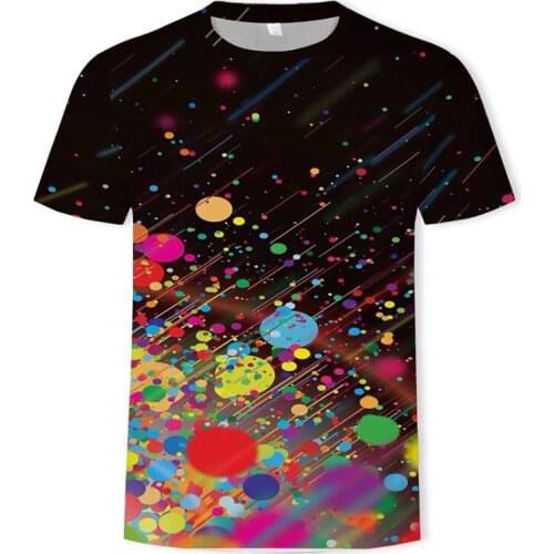 Hip Hop Graffiti Ink Interstellar Printed T Shirts Streetwear 2019 Casual Short Sleeve Tops Tees Male Street Tshirts