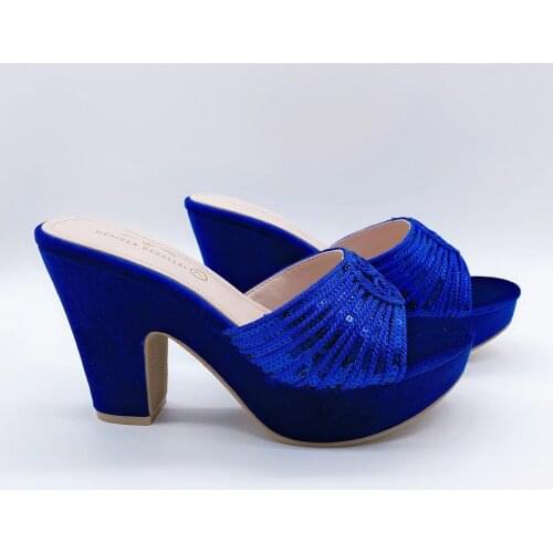 New Summer Women Square Toe Ladies Heel Mules Sexy High Heels Slippers Slippers Female Black Fashion Woman Shoes