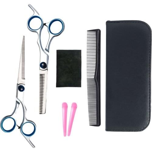 6 Inch Wholesale Barber Accessories Hairdresser Hairdressing Scissor Cutting Shears Set