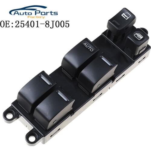 New Drivers Side Left Master Window Switch For 02-06 Nissan Altima Sedan 25401-8J005 254018J005