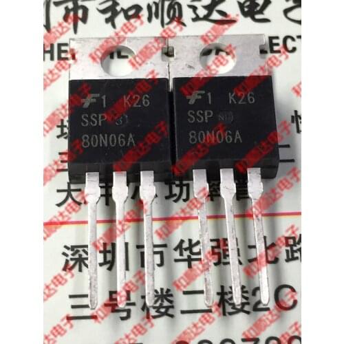 Original New 5PCS/ SSP80N06A TO-220 60V,80A, TO220