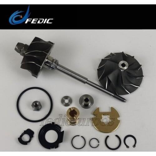 Turbo shaft and wheel + repair kit BV43 28200-4A450 for Hyundai H-1 120Kw 163HP D6A 2004