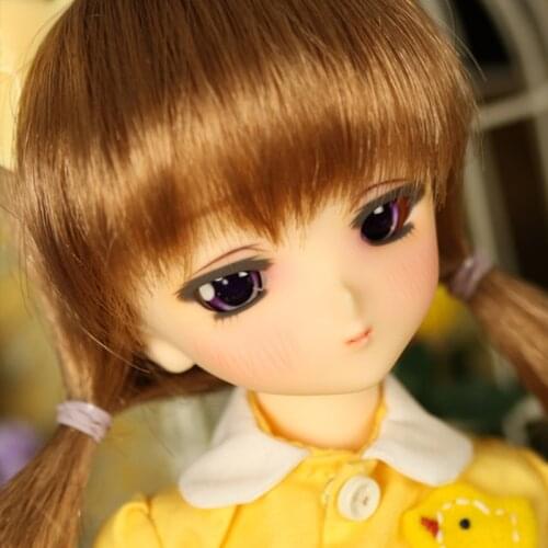 New Arrival Full Set 1/6 BJD Doll BJD/SD Cute Cartoon Chibi Tsubaki Joint Doll For Baby Girl Birthday Gift With Glass Eyes