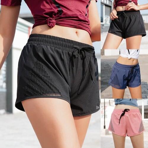 Yoga Shorts Women Fitness Shorts Quick-dry Elastic Running Workout Short Leggings For Ladies Gym Outdoor Sport Shorts