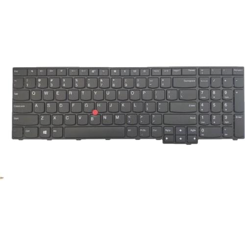 In Stock OVY US laptop keyboard for LENOVO E570 E575 E570C SN20K93328 01AX160 01AX190 01AX200 9Z.NBKST.501 NSK-Z55ST PK1311P2A00