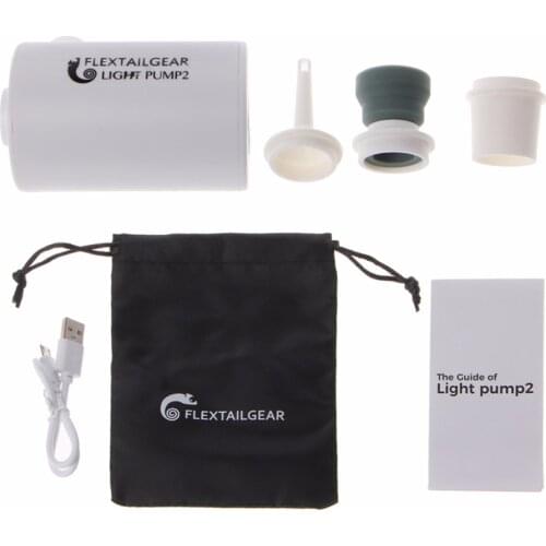 Waterproof Mini Light Air Pump USB Charge for Inflatables Quick Inflate Deflate