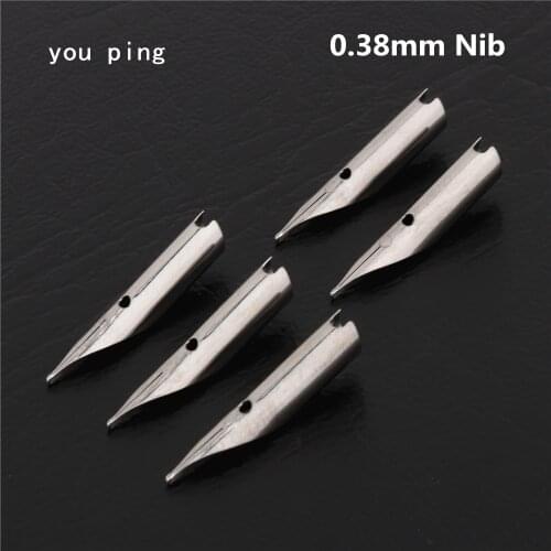 High quality 5pcs 0.38mm Nib Fountain pen Universal other Pen You can use all the series student stationery Supplies
