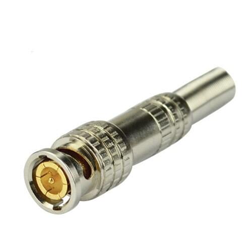 10Pcs Sample Solder Type Male BNC Coaxial Cable Connector Jack Plug For Radio TV CCTV Monitor Camera and RF