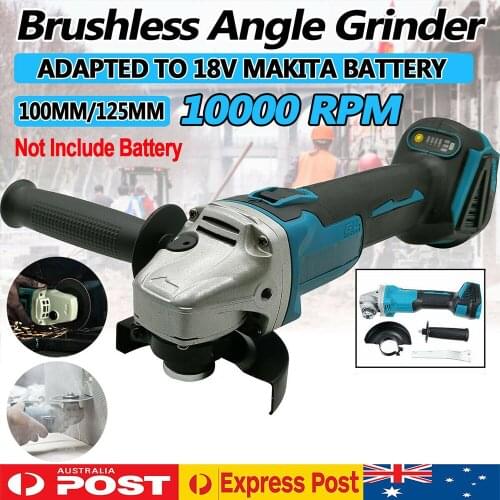 125/100mm Brushless Cordless Impact Angle Grinder Variable Speed For Makita Battery 18V DIY Power Tool Cutting Machine Polisher