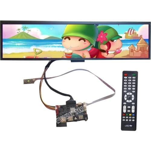 24 Inch Stretched Bar LCD Indoor Outdoor Digital Signage Display Advertising Screen DV240FBM-NB0 Ultra Wide Panel for Supermarke