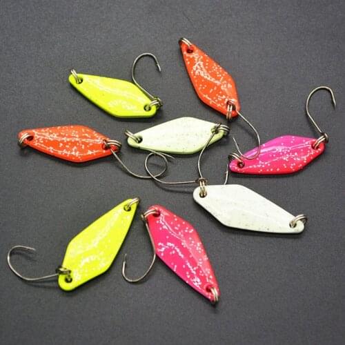 3g 5g Anti-Corrosion Professional Fishing Lure Hard Bait Bionic Metal Spinner Freshwater High Quality Metal Fishing Bait