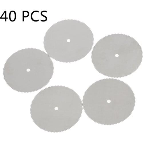 40Pcs/Set Circular Saw Blades Wood Cutting Disc 32mm for Dremel Rotary Tool