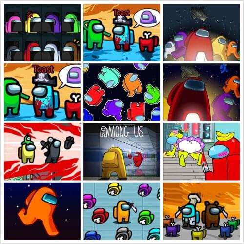 5D DIY Full Square Round Drill Diamond Painting cartoon Hot Game Diamond Mosaic art Embroidery Cross Stitch Kids Room Decor gift