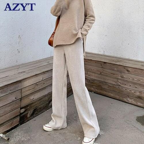 Женские бархатные брюки AZYT China At AliExpress