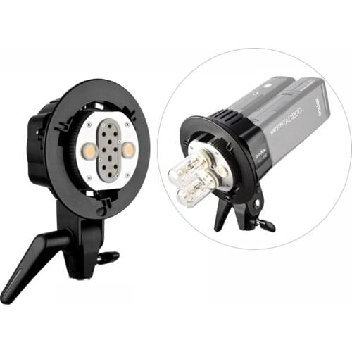 Godox AD-B2 Double Tubes Light Head Bowens Mount Bracket for Two AD200 200Ws 2.4G TTL Pocket Speedlite Flash Strobe