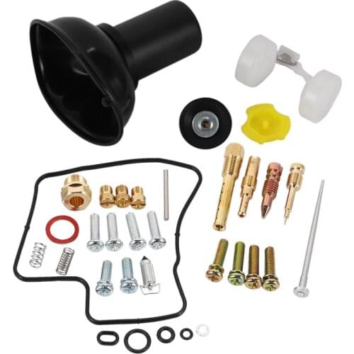 For Honda 1989-98 Years PC800 Pacific Coast Motorcycle Keihin Carburetor Repair Kits with Plunger Assembly and Float