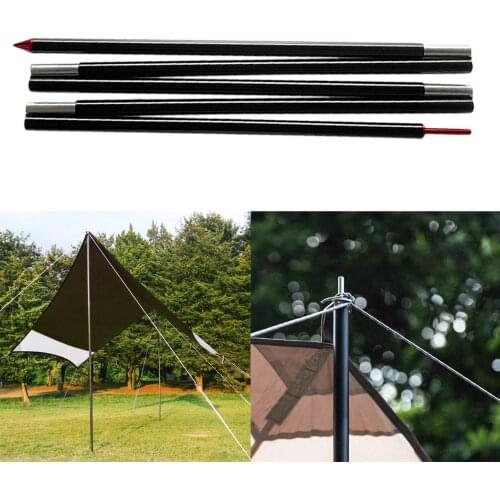 Tarp Poles, High Strength Tent Rods, Portable & Lightweight Aluminium Alloy Awning Canopy Poles Replacement Rod