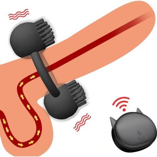 Penis Ring for Men Vibrator Delay Sexy Toys Remote Control Prostate Massage Stimulate Toys for Adults Couples Masturbators, 18