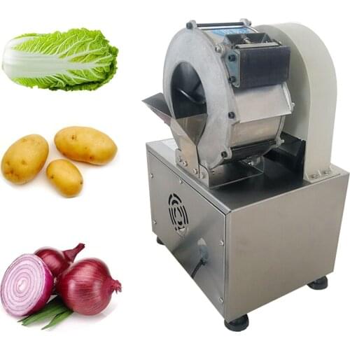 Small electric food vegetable shredding machine vegetable cutting machine cabbage pepper leek celery green onion cutting machine