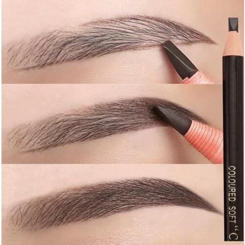 6 Pcs/set Microblading Eyebrow Pencil Waterproof Eyebrow Tattoo Pen Lasting Easy To Color Women Eye Brows Tint Makeup Cosmetics