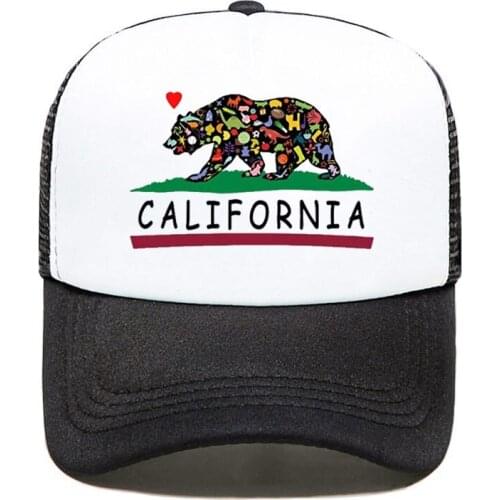 Mountain Bear Mesh Baseball Cap Toddler Protection Hat Unisex Truckers Hat Kids Adult Baseball Caps Snapback Wholesale