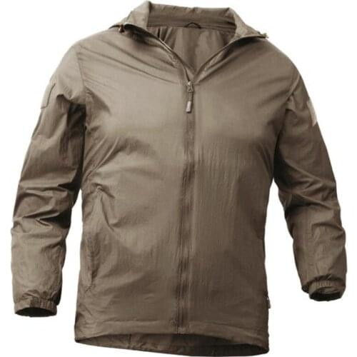 Men Outdoor Summer Tactical Skin Clothes Breathable Quick Dry SunScreen Fishing Waterproof Shirt Trekking Hiking Climbing Coat