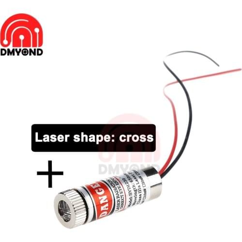 Wholesale 650nm Red Laser 3V-5V Industrial Laser Head Cross Laser Module Head Glass Lens Focusable Industrial Class