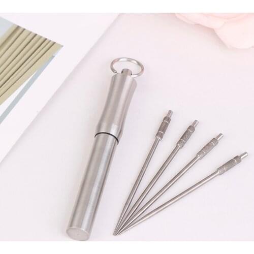 Useful Stainless Steel Portable Toothpick Holder Outdoor Rustproof Waterproof Household Travel Seal Box Holder Storage Toothpick
