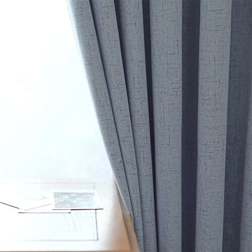 Chicity simple Solid Decor Curtains For Living room Blackout curtain for bedroom modern Style curtain for kitchen Customized