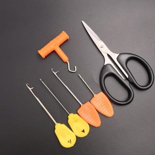 1 Set Fishing Gear Bright Color Well-rounded Aluminum Alloy Fishing Bait Tool Set for Outdoor Fishing Gear
