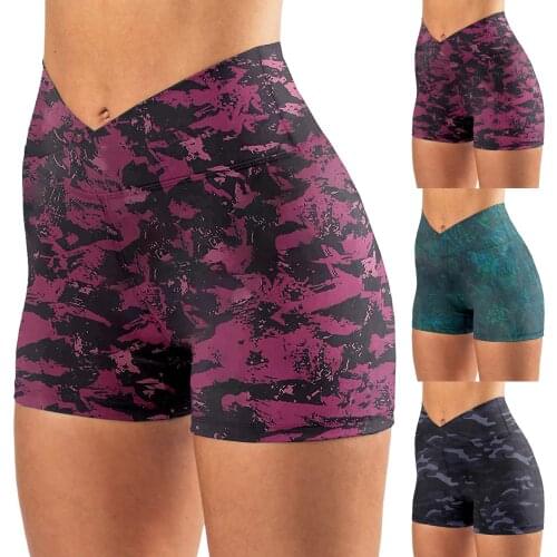 Women Sport Shorts Running Yoga Fitness Short Leggings Stretch Yoga shorts Running Short Gym Clothes Jogging Workout Shorts