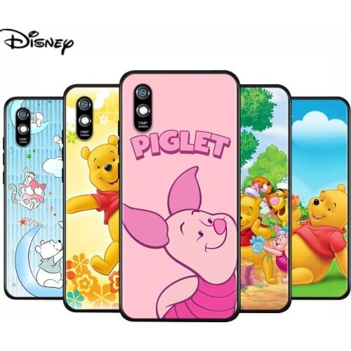 Silicone Cover Disney Pink Piglet For Xiaomi Redmi 9 9T 9C 8 7 6 Pro 9AT 9A 8A 7A 6A S2 5 5A 4X GO Phone Case