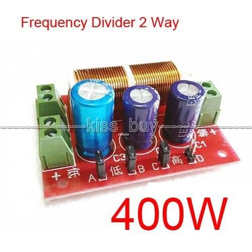 YLY-2088 stable Treble/Bass Frequency Divider 2 Way Speaker Audio Crossover Filters