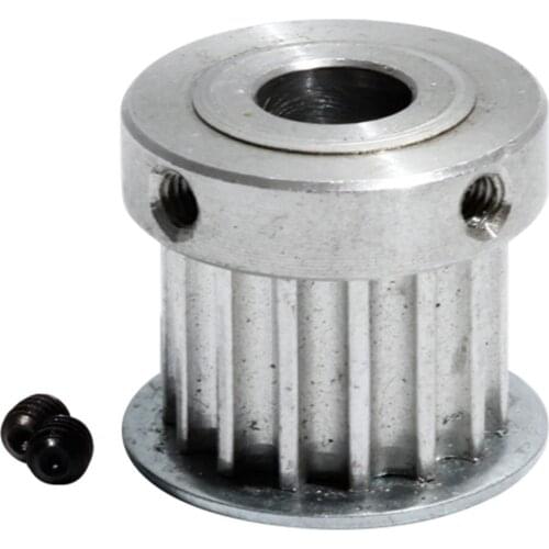 HTD 5M-15T Timing Pulley 15Teeth, 16mm Belt Width, Gear Belt Pulley, 5/6/6.35/8/10/12mm Bore, Aluminum Alloy 5M Synchronous