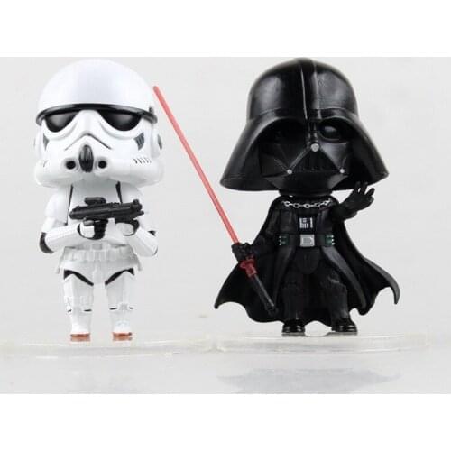 STAR WARS Darth Vader Imperial Stormtrooper Nendoroid Acttion Figure Movie & TV Model Toy Desktop Ornaments