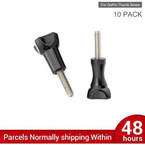10 PACK for GoPro Tripod Mount Adapter Knob Bolt Thumb Screw for Go Pro 9 8 7 6 5 4 3+ Yi 4K SJCAM EKEN DJI Camera Accessory