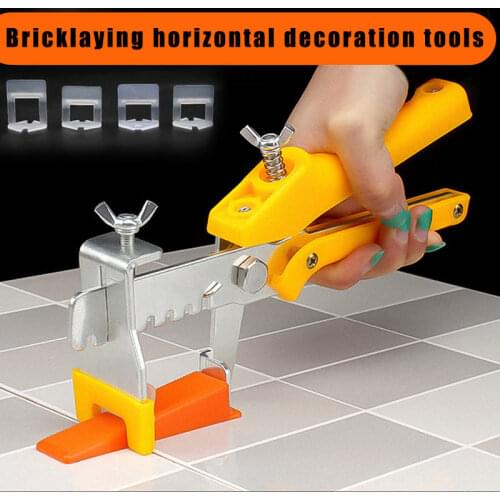 100pcs Reusable Tile Leveling System Clips/wedges Wall Floor Spacers Tilling Supplies Инструменты Для Стройки