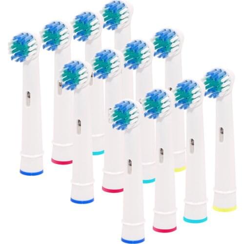 12PCS/3Packs Vitality Replacement Brush Heads For Oral-B Electronic Toothbrush head Precision Clean Toothbrush Head Oral Hyginen