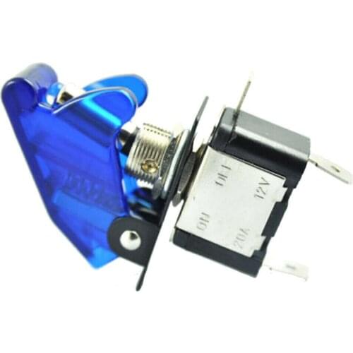 12V/20A Interrupteur led lumineux on/off Inverseur a Bascule Levier Avec Bleu