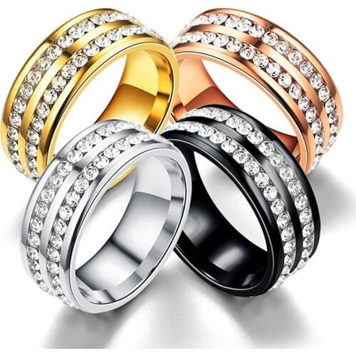 AACAR Women's Gold Rings