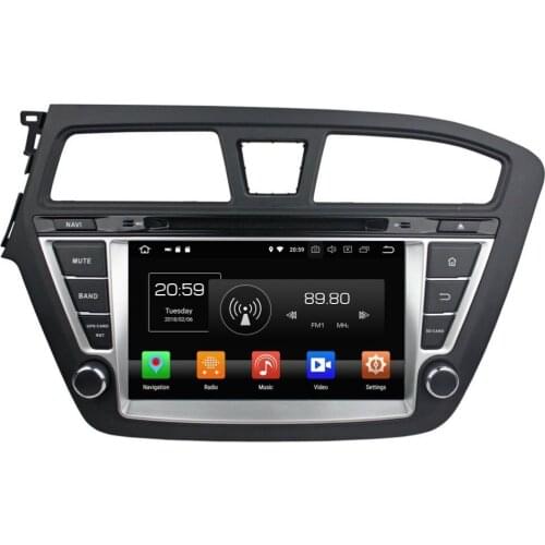 IPS Screen 4GB+32GB 2 din 7" Octa Core Android 8.0 Car Radio DVD Player for Hyundai I20 2014 2015 GPS WIFI Bluetooth TV USB DVR