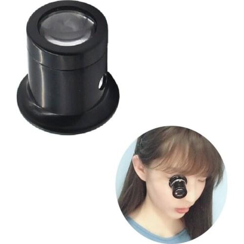 Free Shipping 10X 5X Magnifier Glasses Loupe Lens Jeweler Watch Repair Measurement