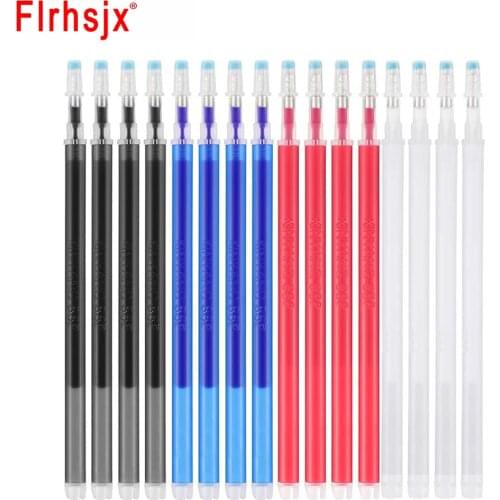 FLRHSJX 10Pcs Heat Erasable Fabric Pens Temperature Disappearing Ink Fabric Marker Pen for Dressmaking Embroidery Sewing Tools