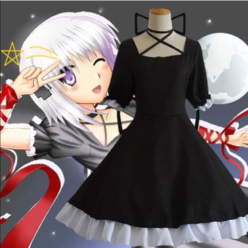Rewrite Kanbe Kotori Cosplay costume maid costume Lolita cute girl full princess dress