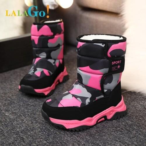 LALAGO Leather Boots For Girls